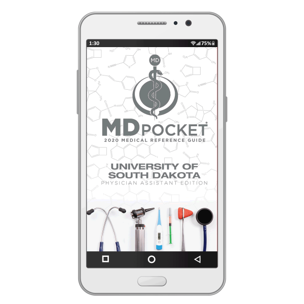 MDpocket University of South Dakota Physician Assistant eBook - 2020